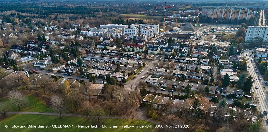 21.11.2020 - Piederstrorfer Gelände und Alexisquartier in Neuperlach in München